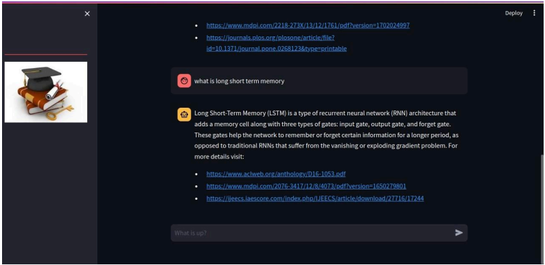 Document Analysis Using LLms:Academic Research Chatbot